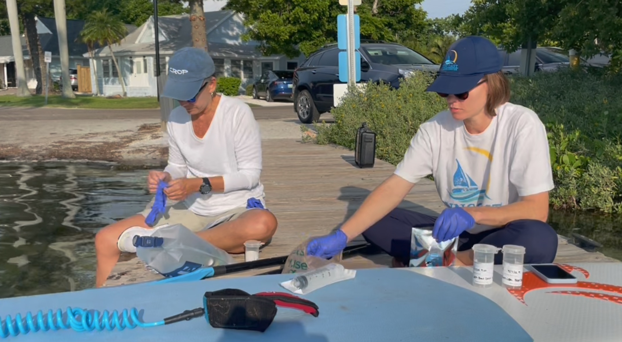 Suncoast Waterkeeper Sampling Water Quality