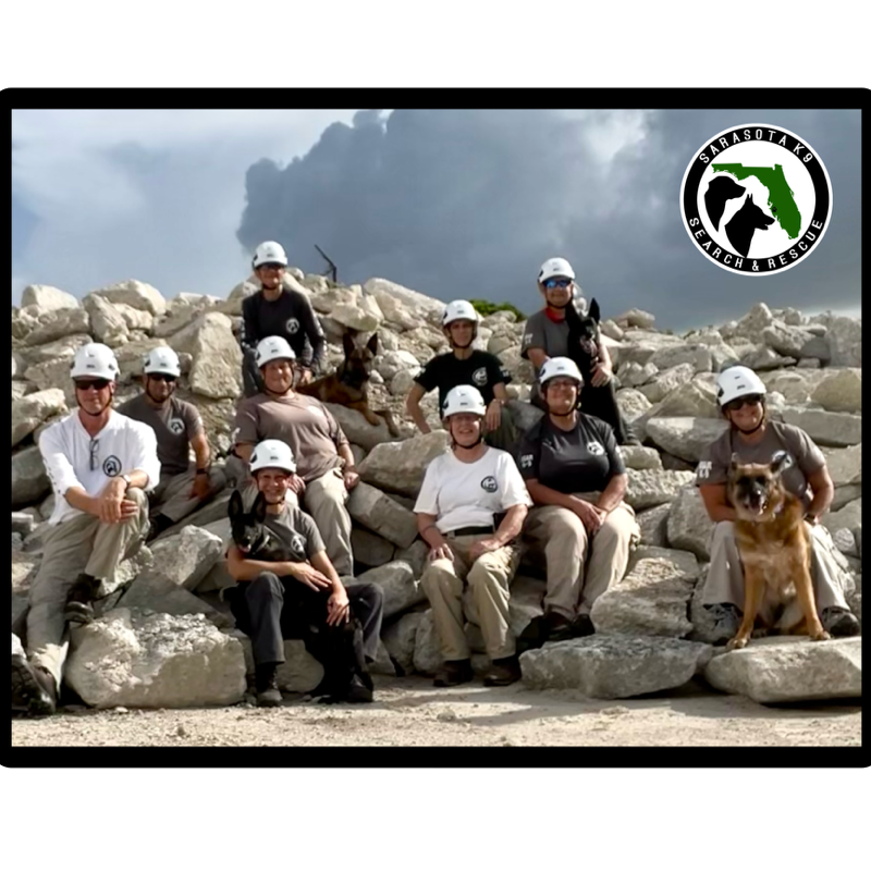 Sarasota K-9 Search and Rescue with new helmets